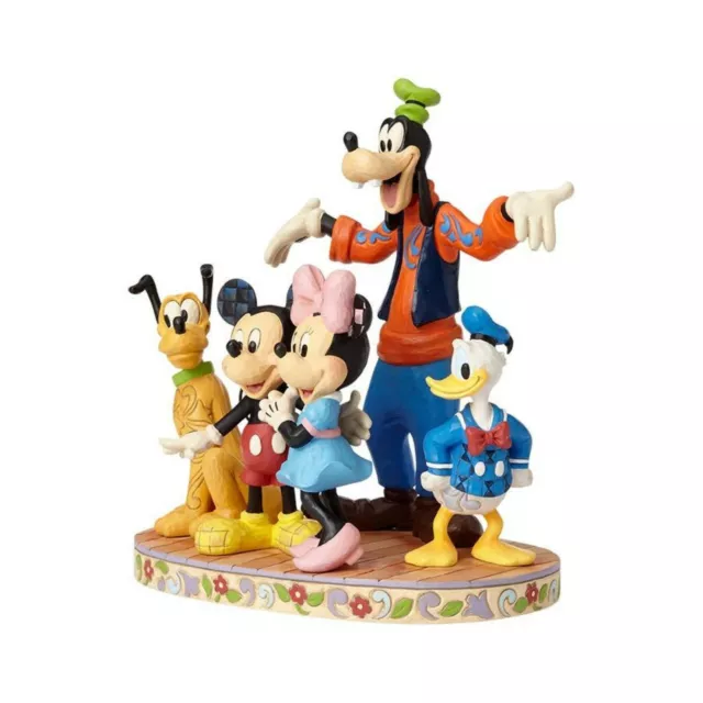 Disney Traditions Fab Five Goofy Pluto Mickey Minnie Donald Duck Jim Shore 40567
