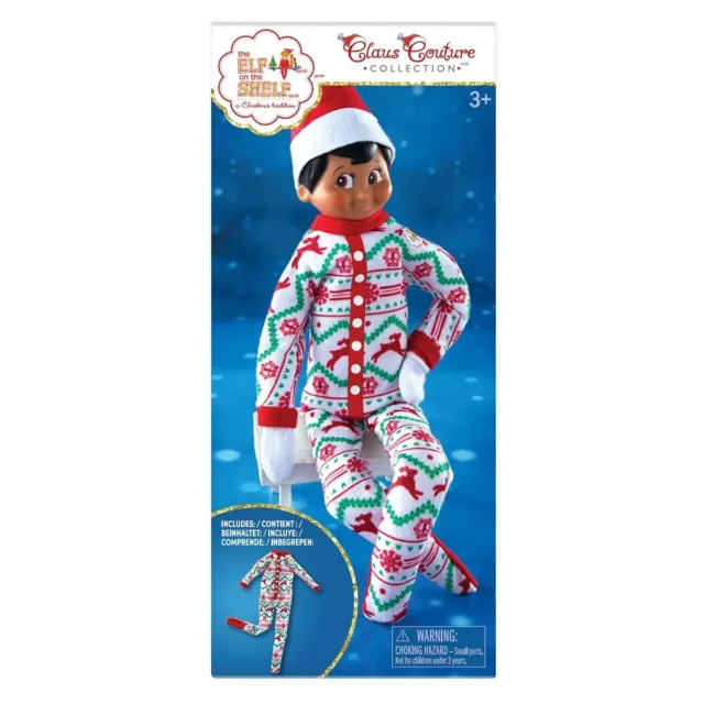 Claus Couture Elf on the Shelf Clothing Wonderland One-Piece Pajamas NEW