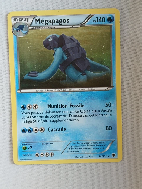 CARTE POKÉMON FRANCAIS Mégapagos (PLB 28) Explosion Plasma [GOOD] 10.04 ...