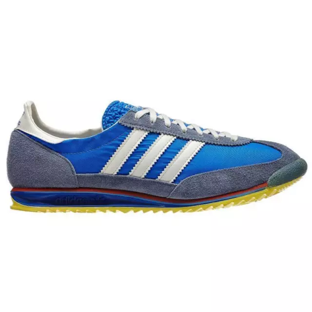 Adidas Originaux Hommes SL72 Baskets Chaussures Azuré Rétro Vintage Neuf Og