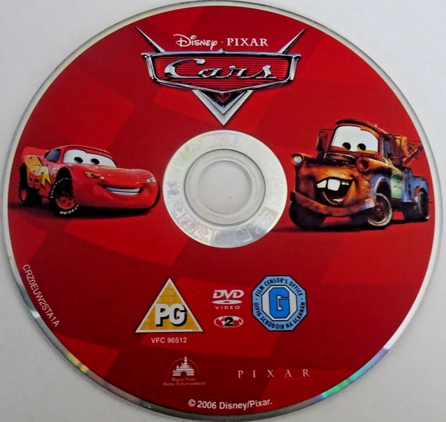 CARS DVD DISC ONLY-Disney Pixar Kids Classic £2.09 - PicClick UK