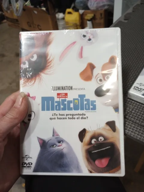 Sealed Mascotas Spanish Movie DVD 2016 The Secret Life Of Pets Happy Fun Cat Dog