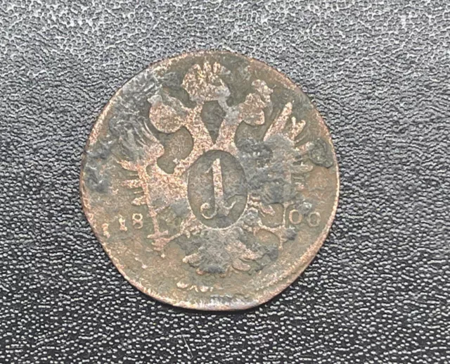 1800 Austria 1 Kreuzer Franz II Austrian Empire World Foreign Coin