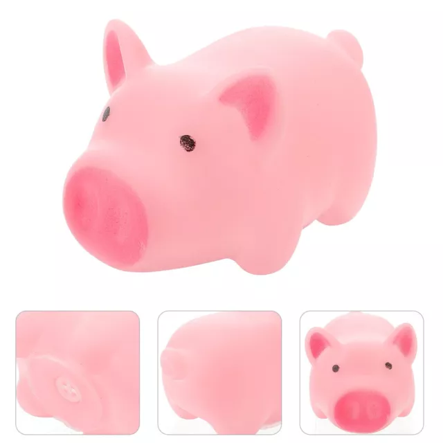 25pcs Micro Pig Toy Small Plastic Pig Toys Pig Bath Toy Anti Stress Toy