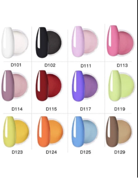 "Pure Elegance: Kit en polvo de inmersión no UV/LED ROSALIND con 12 tonos impresionantes"
