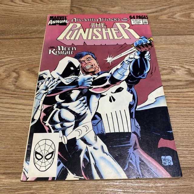 Collectable Books Comics Artwork Marvel Annual The Punisher ATLANTIS ATTACKS mnt