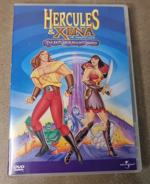 HERCULES AND XENA The Battle for Mount Olympus 1998 Animated Movie DVD ...