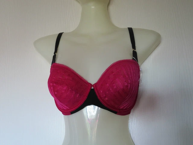 Soutien-gorge Push-up Triumph Fabulous Sensation - Taille 85D (70D EU), Noir, Neuf