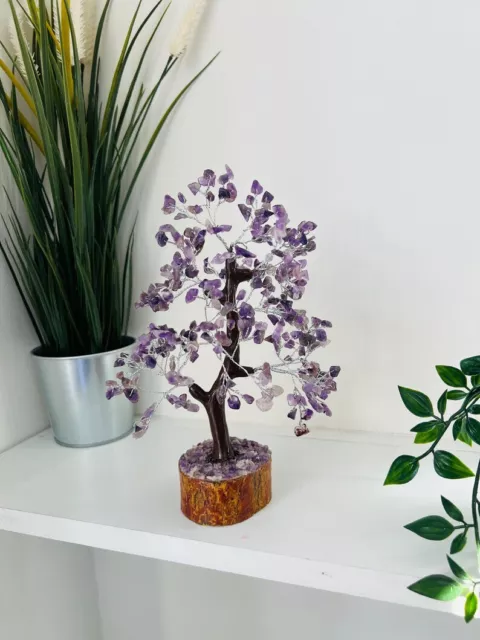 Chakra Crystal Tree, Gemstone Tree Healing Bonsai Tree 300 Stones Home Decor