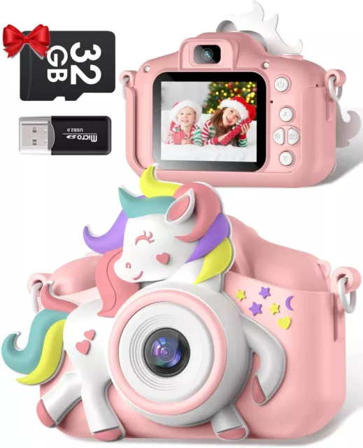 Kids Camera, Gofunly Kids Camera for Girls, 1080P HD 2.0 Inch Screen Kids Camera