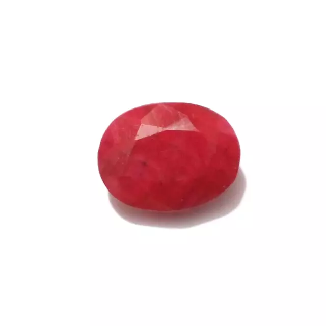 Fabulous Madagascar Red Ruby Faceted Oval Shape 3.84 Crt Ruby Loose Gemstone