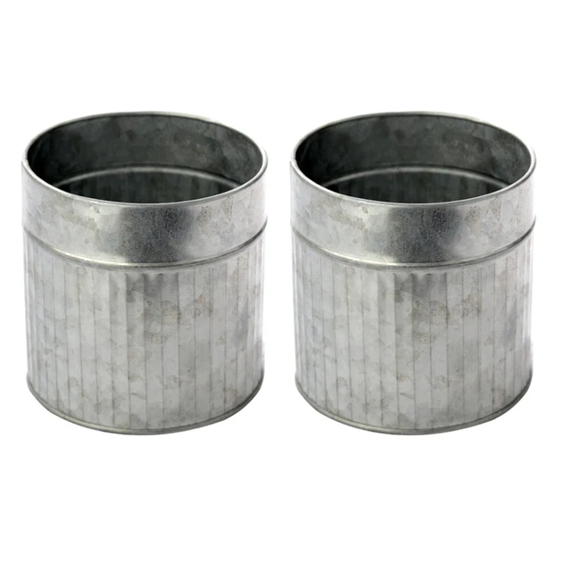 2 Pcs Rustic Flower Bucket Retro Flower Bucket Decor Home Chic