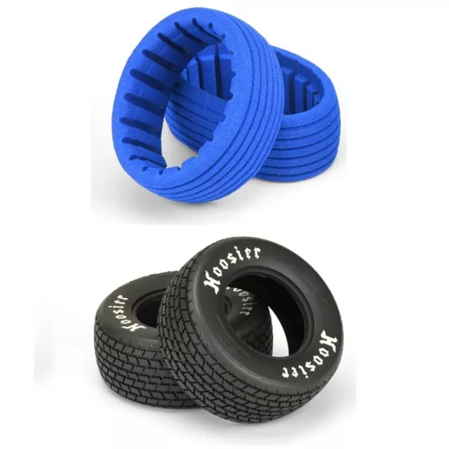 Pro-Line Hoosier G60 SC M4 Dirt Oval Short Course Mod Front Rear Tires & Inserts