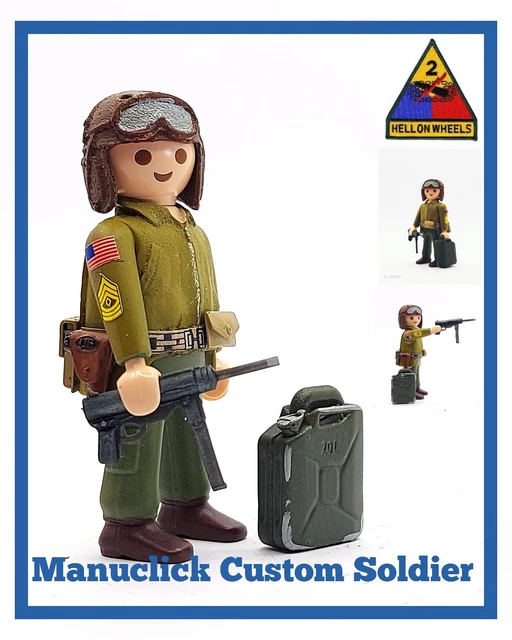 PLAYMOBIL CUSTOM SOLDAT Ukrainien (Ukraine-2022) Ref-0006