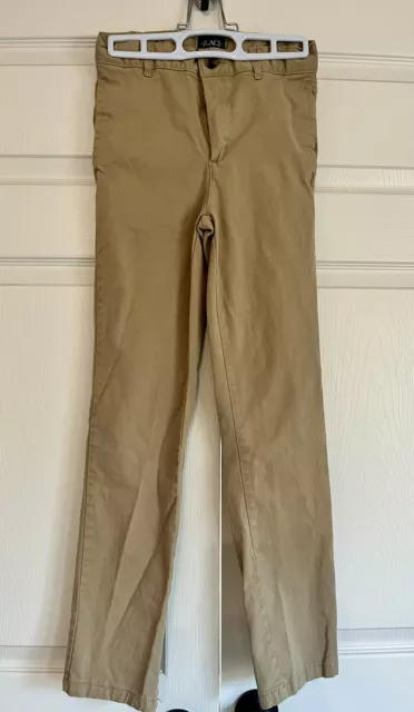 The Childrens Place Boys Khaki Pants Size 14 Slim Adjustable Waist Chino