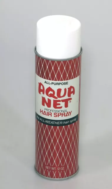 VINTAGE BRAND NEW AQUA NET Professional Hair Spray by Fabrege - Red Can  $29.95 - PicClick