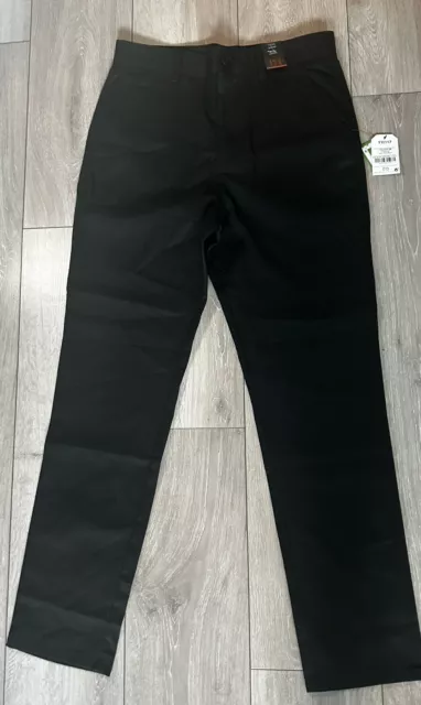 Next Black Chino Style School Trousers - Age 16