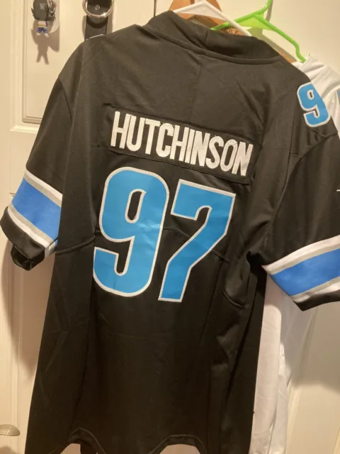 Aidan Hutchinson extra large Detroit Lions black jersey