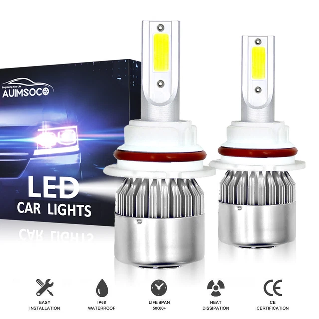 FOR NISSAN MAXIMA 1990 19911999 LED Headlights High Low Beam Bulbs Kit 2X 6000K 39.92
