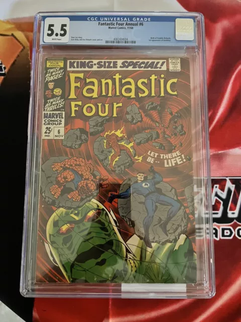 Fantastic Four, Annual #6, Marvel Comics,  CGC 5.5