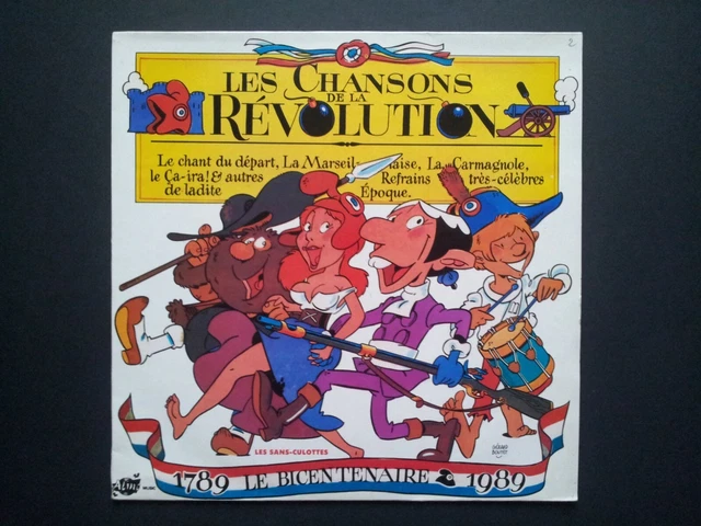 Les chansons de la Révolution Le Bicentenaire Aline Music Vinyle 33 Tours Les chansons de la Révolution Le Bicentenaire Aline Music Vinyle 33 Tours