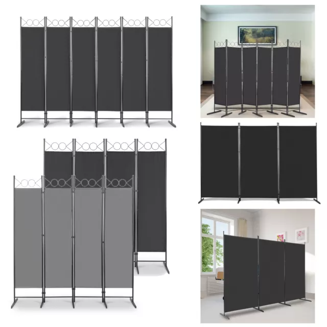 Folding 3/4/6 Panels Room Divider Freestanding Wall Privacy Screen Protector