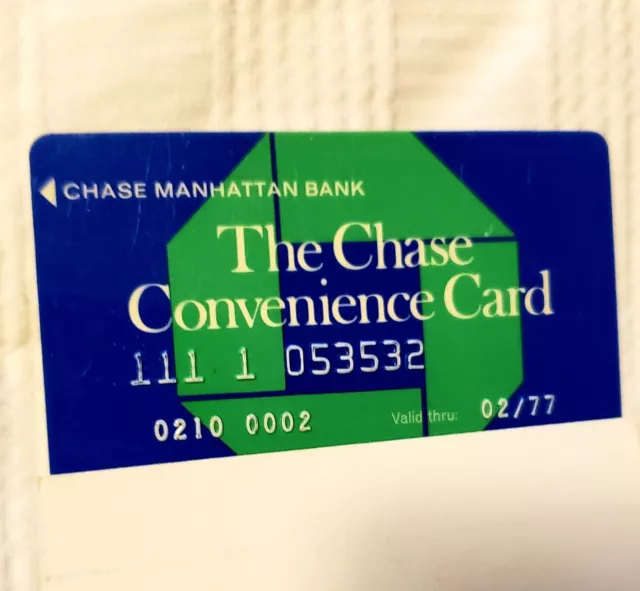 Chase Manhattan Bank -The Chase  CONVENIENCE CARD EXP 2/77