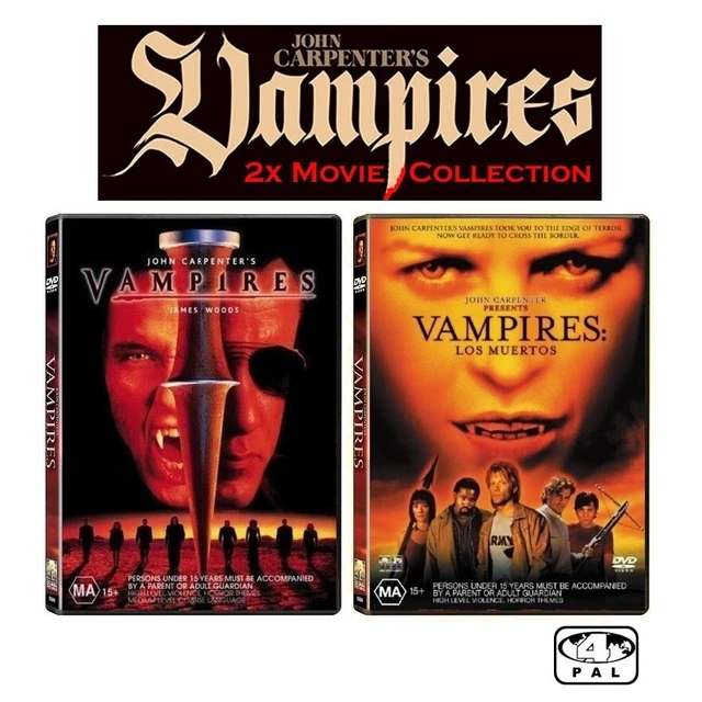 John Carpenter's Vampires / Vampires Los Muertos (DVD, 2-Disc) PAL Region 4 RARE