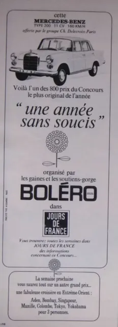 1967 Advertisement Ce Mercedes Benz Type 200 11 Hp Organized By Bolero