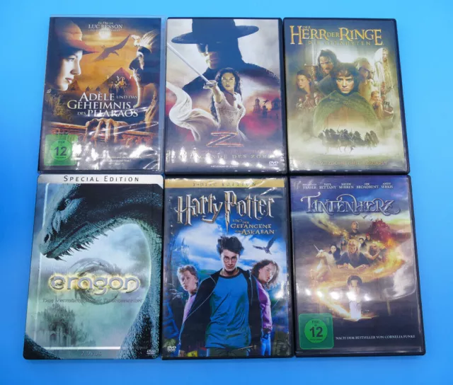 DVD Auswahl, Sammlung, Konvolut aus der Kategorie Fantasy, Abenteuer,Historien