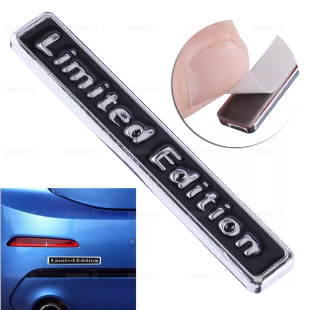 3D Metal LIMITED EDITION Logo Emblem Badge Decal Car Rear Fender Trunk Sticker