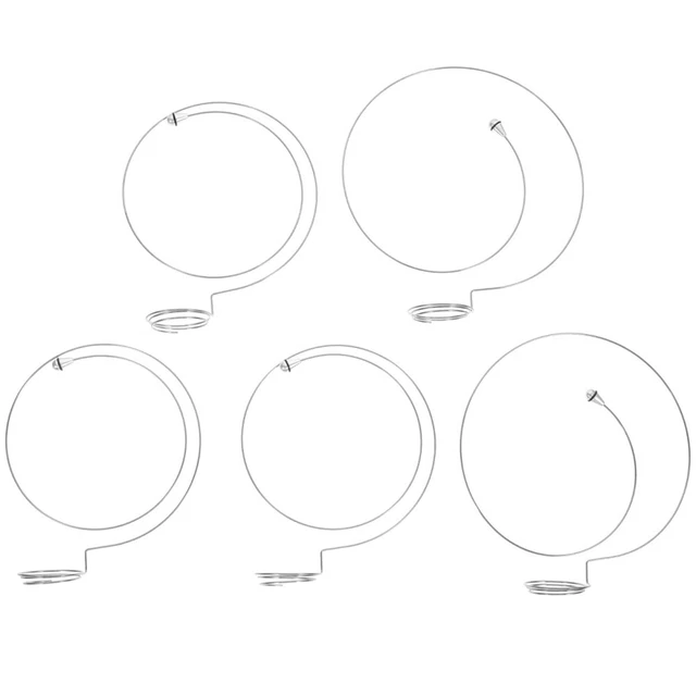 5 piezas Lupas de metal Gafas de trabajo de viajero Reparación de relojes