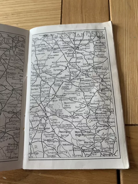 Geographia "100 Miles Round" LONDON Road Atlas & Route Guide No.1 3