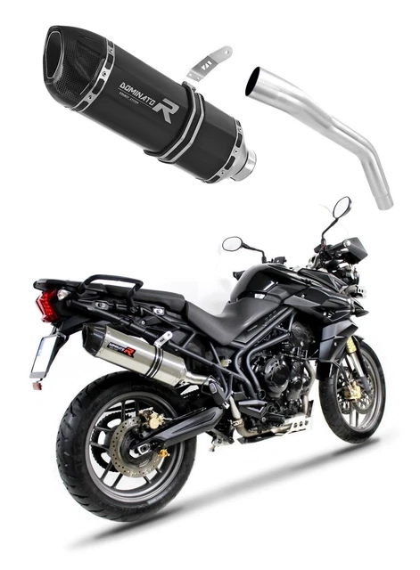 Pot D'Échappement Silencieux DOMINATOR HP1 Noir Pour BMW K1600 GT/GTL (2011-2020) - Acier Inox