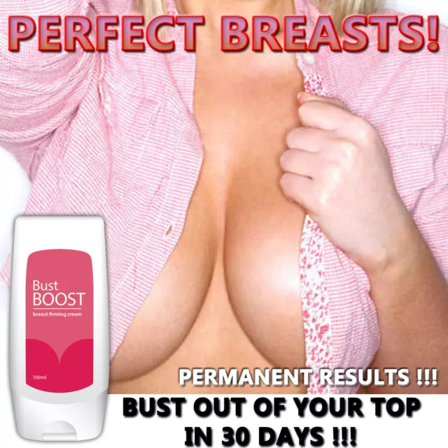 Bust Boost Breast Enlargement Cream Lotion Uplift Firmer Perky Big Boobs !!