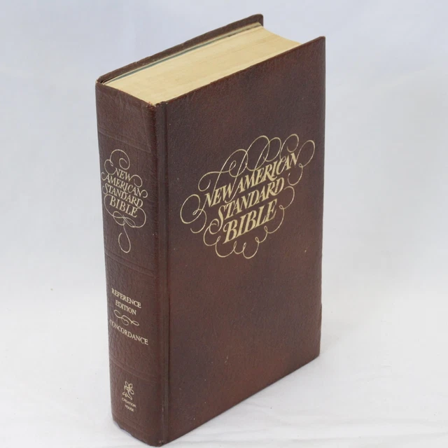 NASB New American Standard Bible Reference edition Leather Foundation 1973