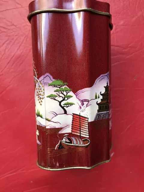 Japanese Empty Tin Collectable Container Storage Display 3