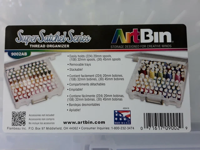 Organizador de hilos ArtBin Super Cartera Sistema Hogar Bueno NUEVO Organizador de hilos ArtBin Super Cartera Sistema Hogar Bueno NUEVO