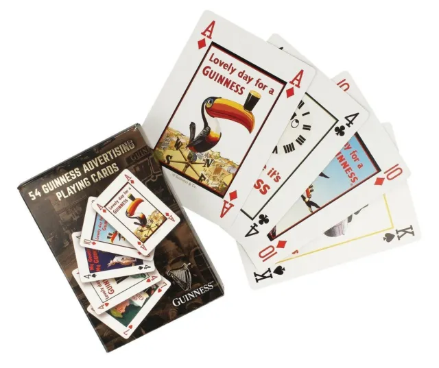 54 Guinness Advertising Playing Cards - Official - Gift - Poker - Fathers Day