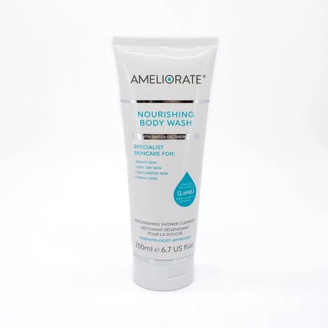 Lavado corporal nutritivo AMELORATE 6,7 oz - contenedor imperfecto