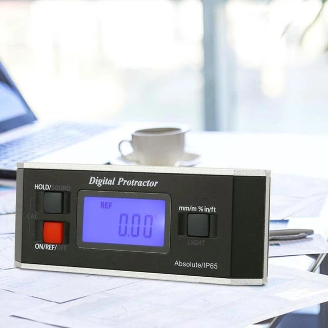LCD Magnetic Digital Angle Gauge Protractor Inclinometer 4x90° - New