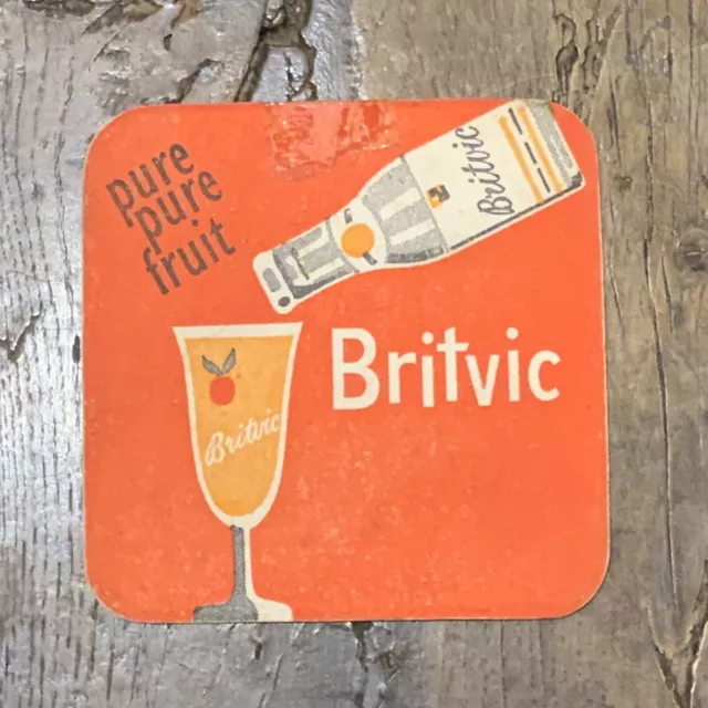 Beer Mat Britvic pure pure fruit