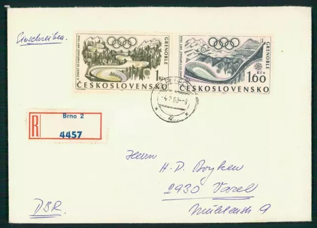 CSSR BRIEF 1968 OLYMPIADE GRENOBLE OLYMPICS OLYMPIA ge62