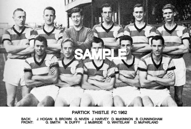 Partick Thistle FC 1962 Team  Photo