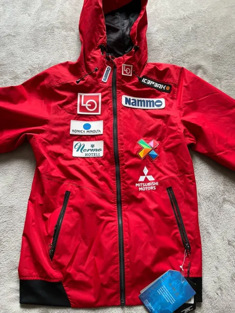 Colmar Men Ski Jacket Team Liechtensteinischer Hooded Full Zip White Size  46