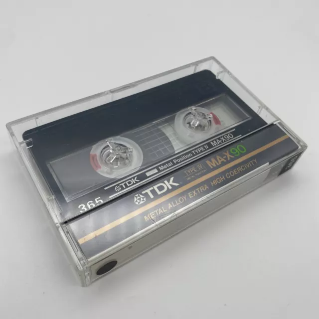 Tdk Ma-X 90 Metal Audio Cassette Tape Type Iv Brand