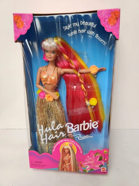 New In Box, Barbie, Hula Hair