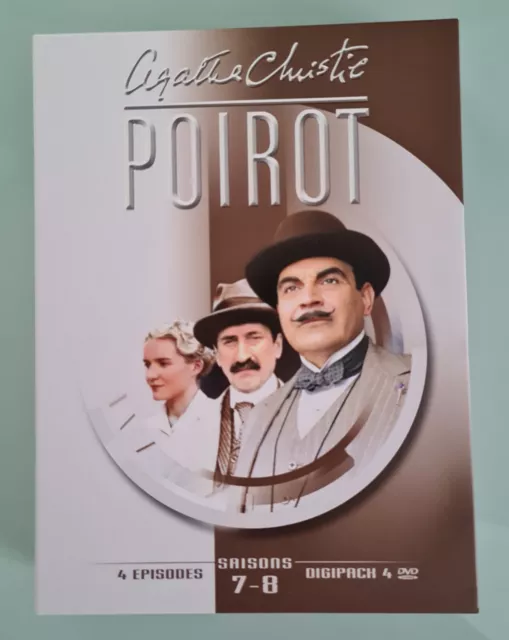Hercule Poirot Saison 7 Et 8 Coffret 4 Dvd 4 Épisodes - Agatha Christie