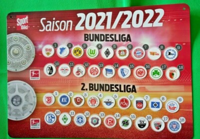 FUSSBALL BUNDESLIGA Saison 2021/22 NEU 1. + 2. Liga Sport