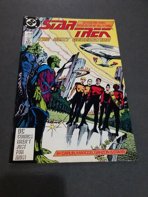 The Next Generation Star Trek  # 6 Original 1988 Dc Comics Comic Book Excellent